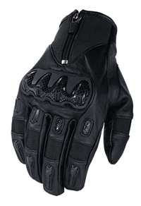 Icon Accelerant Black Gloves